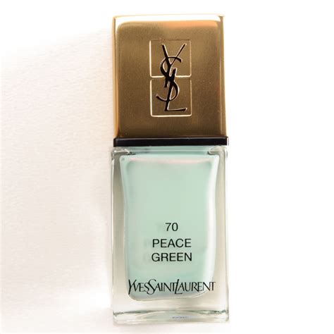 YSL Peace Green La Laque Couture Nail Lacquer Dupes